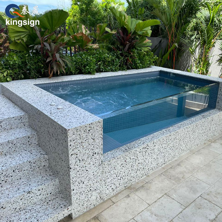 What is the primary purpose of acrylic windows in a spa pool?