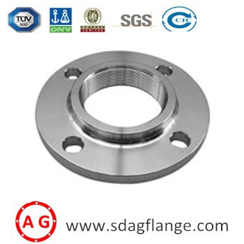 What is the most commonly used pipe flange?