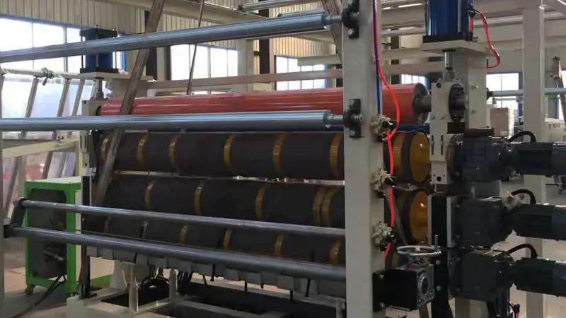 How car mats are shaped on the production line