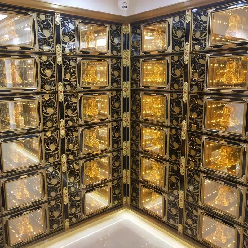 How urn storage rack can be made visually better