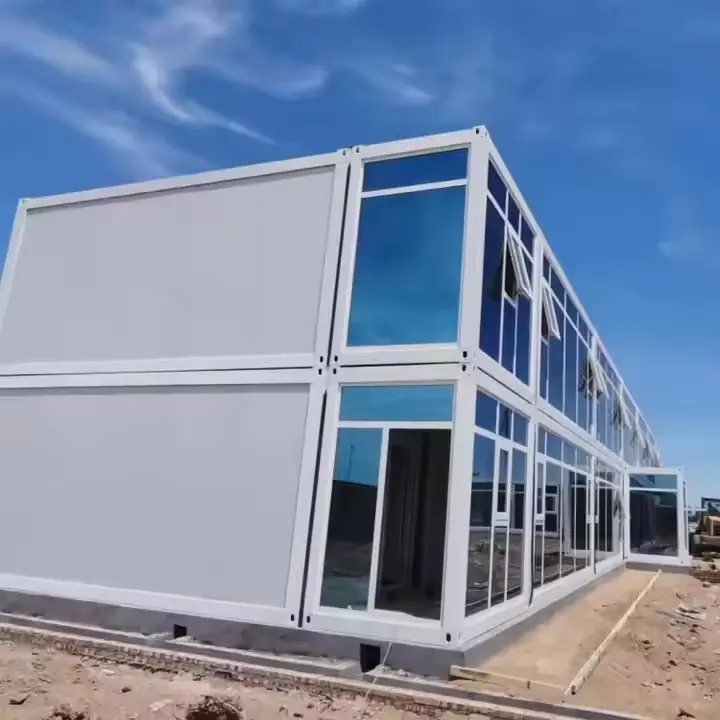 How long does it take to assemble a flat pack container house?