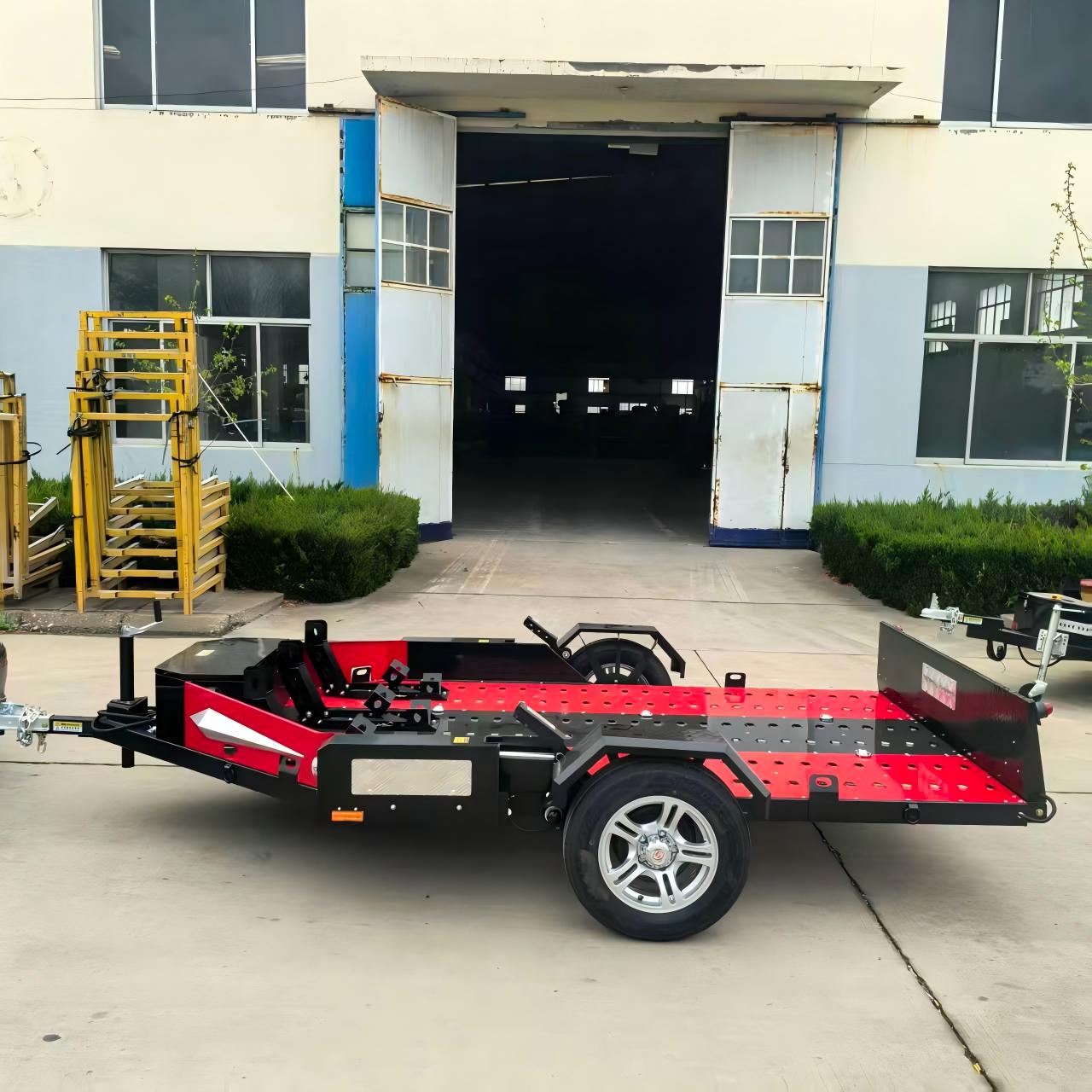 Remote Control Hydraulic Lift 3-Bike Motorcycle Trailer: The OEM Model 190 from China